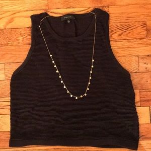 Babaton Ribbed Crop Sweater Tank